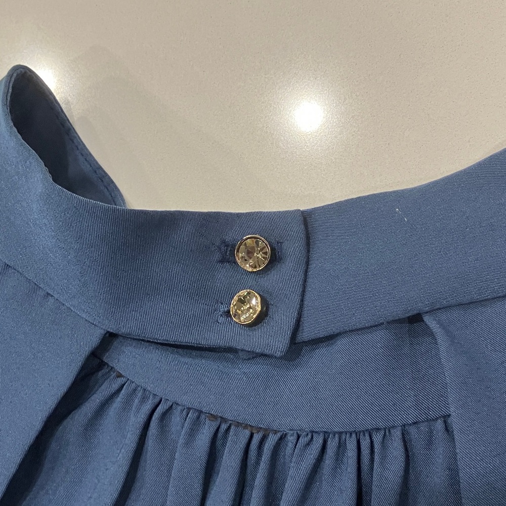 Twelfth Street by Cynthia Vincent Navy Blue Dress - Picture 5 of 6
